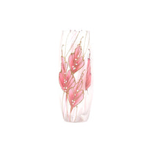 Load image into Gallery viewer, Glass vase | Painted Art Glass Vase for flowers | Interior Design | Home Decor | Table vase 10 inch
